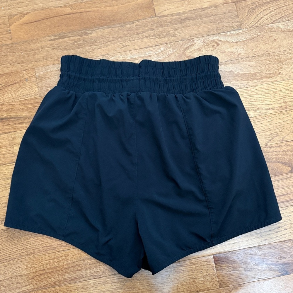 all in motion Black Women's Athletic Shorts with Drawcord, Size XS - Picture 2 of 3